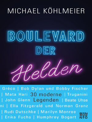 cover image of Boulevard der Helden